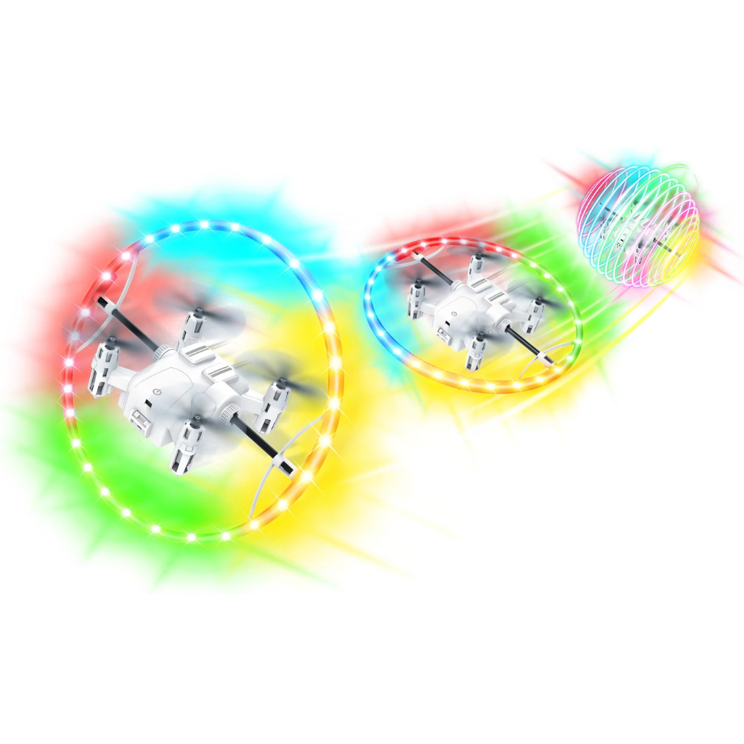 Drone con Luces LED 360° – Deformed Ligh